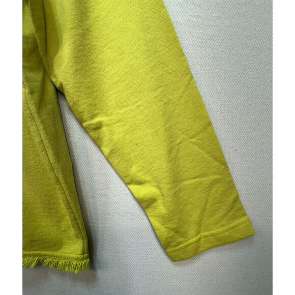 Vintage Silver Wear Womens Cardigan Sweater Size L Petite Lime Green Button-Up - Picture 10 of 10